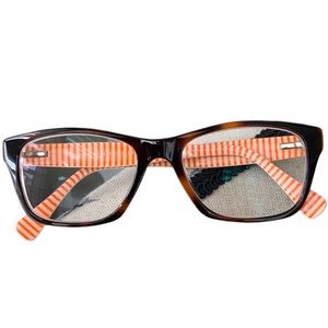 RALPH LAUREN 7046 1005 Rectangle Havana Brown Tortoise Eyeglasses LIKE NEW